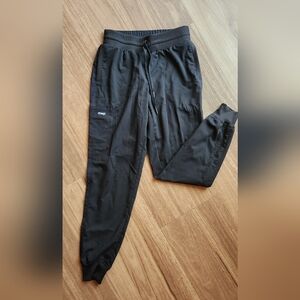 Barco Uniforms Black Joggers Relaxed Fit Scrub Pants